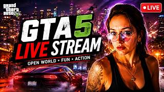 🔴 GTA 5 LIVE 🔥 Epic Missions, Police Chase & Open World Gameplay | 24/7 GTA V Live Stream