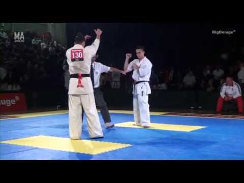 Moody Ageli (England) v Zsolt Zsiga (Hungary) 1st Round British Open Knockdown Tournament 2014