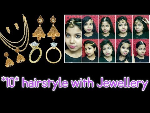 * 10 HAIRSTYLES WITH JEWELLERY * || TRANDY HAIRSTYLES FOR GIRLS | Stylopedia Video
