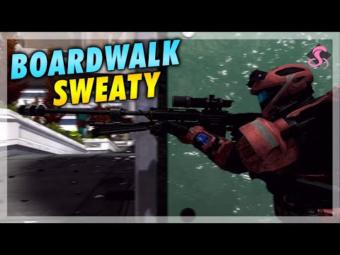 Sweaty Boardwalk BTB Match w/ Cuaty & Adamy - Halo Reach MCC