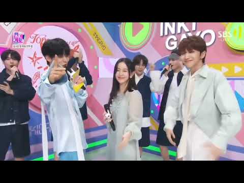 (TXT) TOMORROW X TOGETHER INKIGAYO INTERVIEW 240407 MC YEONJUN JIHU AND WOONHAK