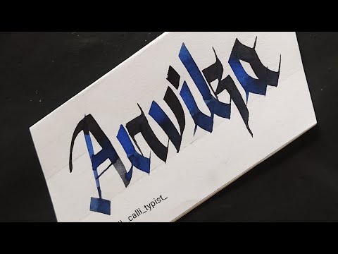 Anvika || Name Request #anvika #calligraphy