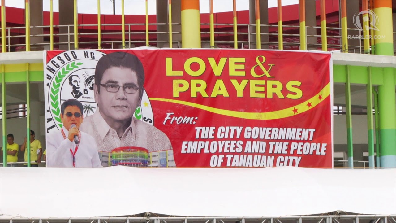 Slain Tanauan mayor Antonio Halili buried