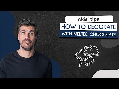 How to Decorate with Melted Chocolate | Akis Petretzikis