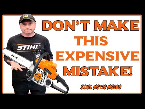 Don't Do This To Your Stihl MS170 MS180 Chainsaw! A Common Mistake My Customers Make!