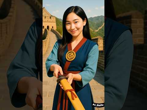 Mulan Characters Brought to Real Life by AI 🌸👘🪞 #mulan #disney #aiart