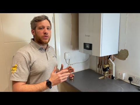 How to top up pressure on a Vaillant combination boiler.