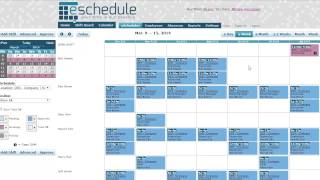 eSchedule Tutorial - Approving Employee Schedules