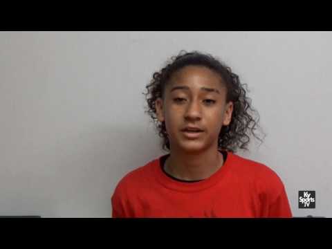 Trevent Hayes Interviews DSP Heat 2022 GUARD Amaya Curry at DSP All-Star Weekend