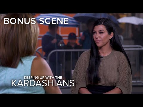 Kourtney Kardashian Gives Behind The Scenes Look At What It's Like To Be Interviewed By Kathie Lee & Hoda In KUWTK Bonus Clip! Watch!