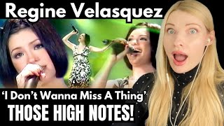 Vocal Coach Reacts: REGINE VELASQUEZ ‘I Don't Wanna Miss A Thing' by Aerosmith - In Depth Analysis!
