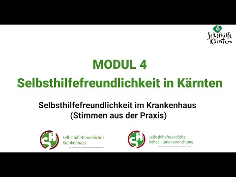 Selbsthilfefreundlichkeit im Krankenhaus - Stimmen aus der Praxis - Modul 4