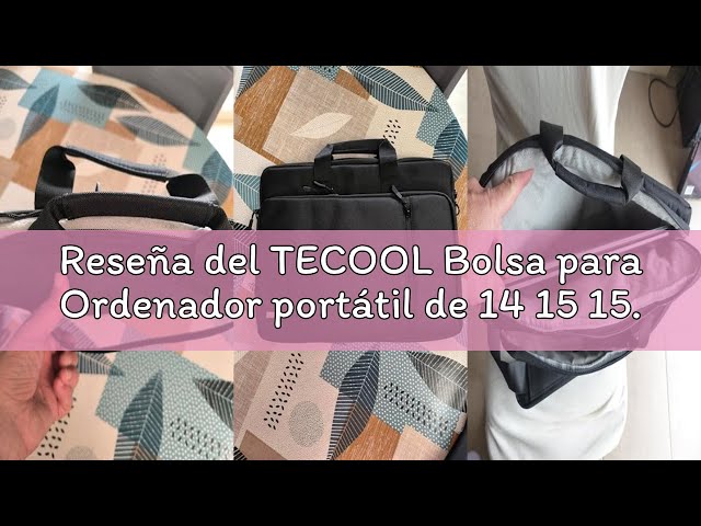 Vídeo relacionado con TECOOL Funda Portátil 15,6 Pulgadas,Funda Portátil 15 Pulgadas para 15-15.6" HP Lenovo Thinkpad ideapad Dell Acer Asus Chromebook Notebook,Protectora Funda PC Ordenador 15.6" Blanda Bolsa,Gris Oscuro