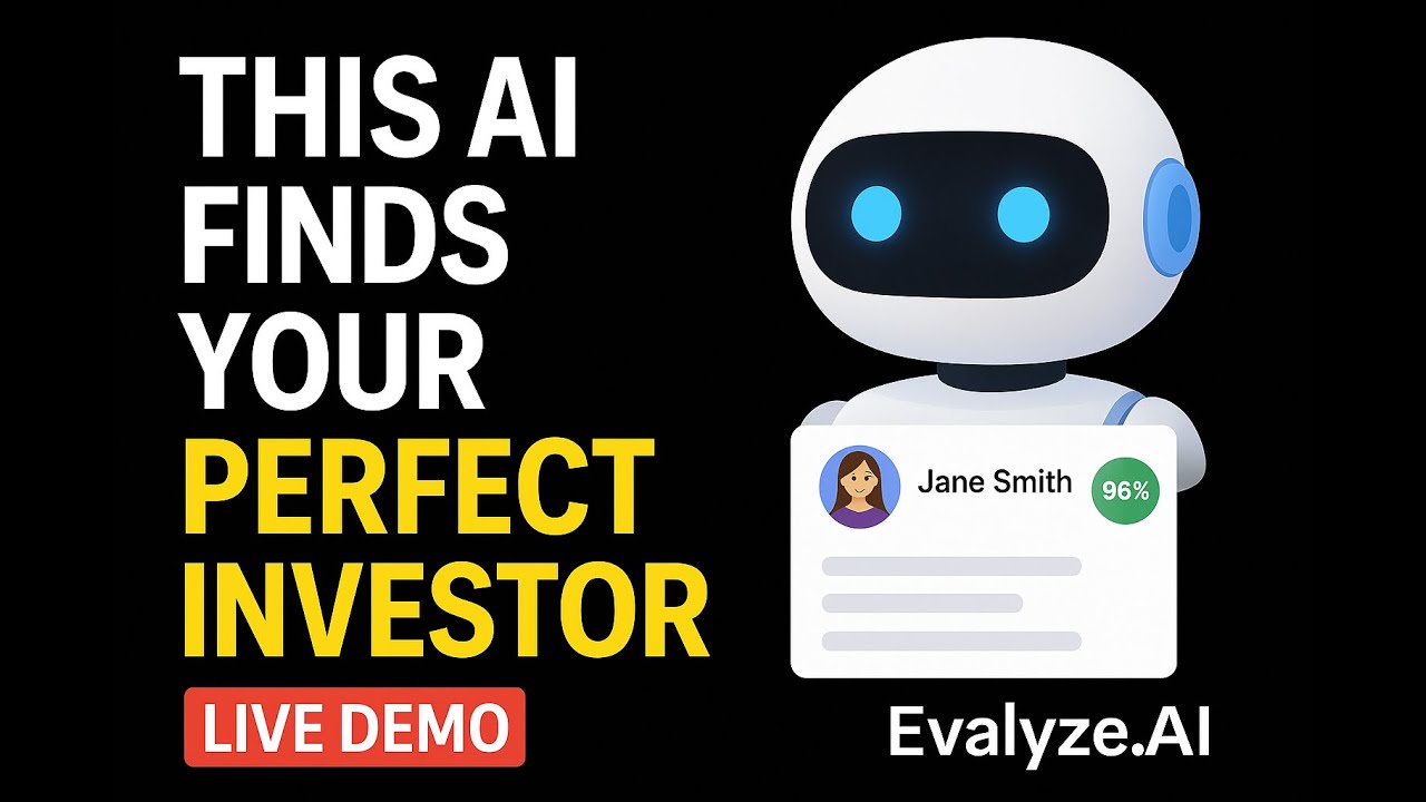This AI Finds Your PERFECT Investor 🤖💰 | Live Demo of Evalyze.AI