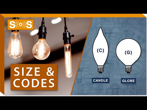 Decorative Light Bulb - Size & Codes | Spec. Sense