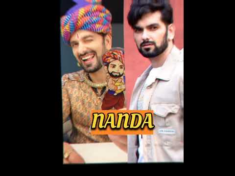 REEL VS REAL CHARACTER OF YASHOMATI MAIYYA KE NANDLALA #ymkn #krishna #shorts #viral #tmkoc #tapu