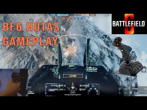 Battlefield 6 HOTAS Gameplay | Joystick & Throttle | BF6 Hotas Jet Footage