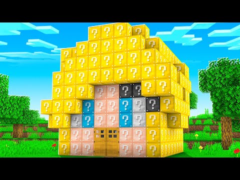 BriannaPlayz - Lucky Block House Battle vs PrestonPlayz! - Minecraft