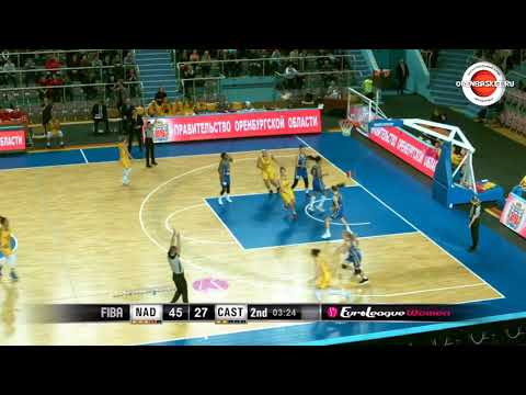Nadezhda 3 pointers in Nadezhda vs  Castors Braine