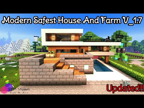 TMM - Download Modern Safest House And Farm House Map!!