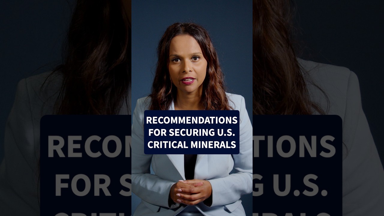 Video Thumbnail for <span>Recommendations for Securing U.S. Critical Minerals</span>
