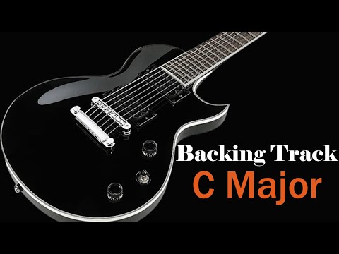C Major Pop Rock Backing Track | 75 Bpm