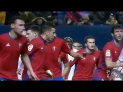 VIDEO - Cuplikan Gol Pertandingan Osasuna vs Valencia 3-3 La Liga 10 January 2017