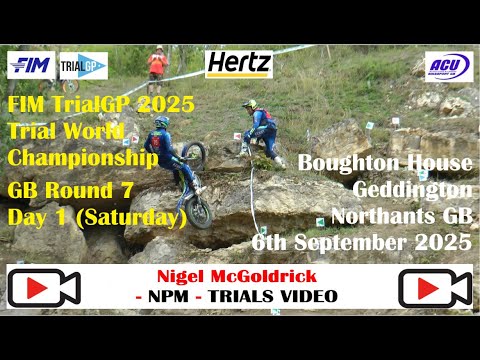 FIM TrialGP 2025 GB Round 7 Day 1 Trial World Championship