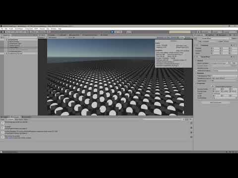 Unity VFX graph rendering with ECS and Compute Shaders