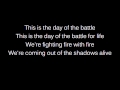 Day Of The Battle - Jonas Myrin / Lyrics HD 