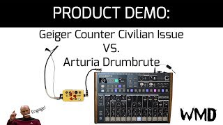 Video thumbnail for WMD Geiger Counter Civilian Issue on the Drumbrute Drum Machine by WMDevices