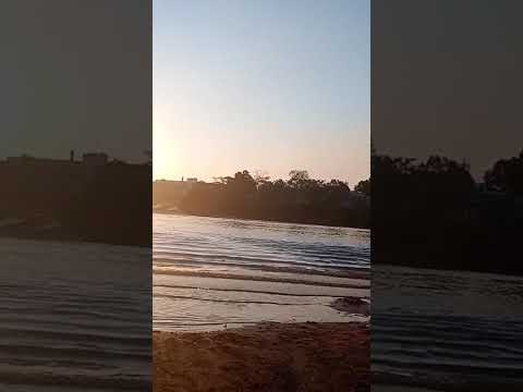 por do sol rio Araguaia. Aragarças goias