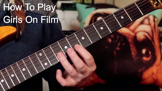 'Girls on Film' Duran Duran Guitar Lesson