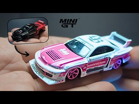 How I Customize Mini GT in under 10Minutes (LB-Silhouettes Nissan Silvia S15)