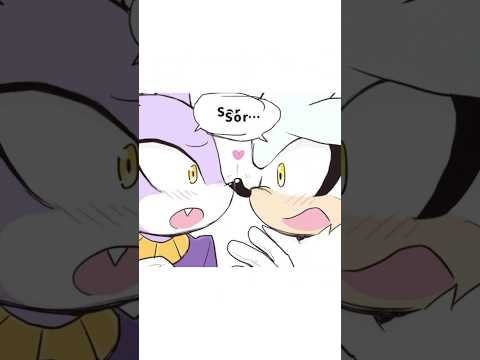 🤍Blaze's Embarrassment💜 (SILVAZE COMIC DUB) #sonicthehedgehog #silvaze #ship #silverthehedgehog
