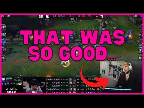 REKKLES'S REACTION ON KERIA'S INSANE LUX PLAY | DRX vs. T1 | WORLDS 22 | FINALS