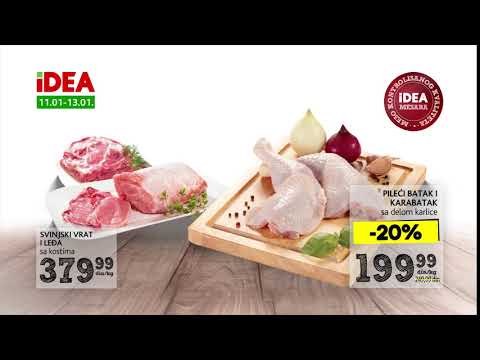 IDEA I Vikend akcija 11.01 - 13.01.2019.