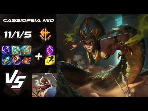 MID Cassiopeia vs Corki - EU Grandmaster Patch 14.15