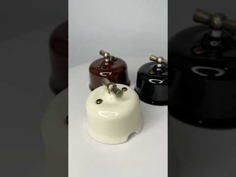 Колекція керамічних ретро вимикачів серії  SOFTY