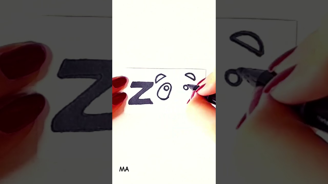How to design a Zoo logo ?🐼#shorts #short