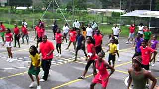 preview picture of video 'Diego Sec. Sports Day 2012 Aerobic Burn Out #1'