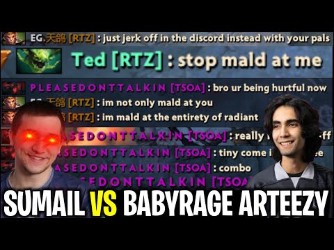 SUMAIL SHADOW FIEND VS ARTEEZY BABYRAGE ON NEW PATCH 7.28 | DOTA 2