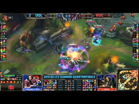 LCS EU 2015 Summer Quarterfinals UOL VS ROC GAME 4 highlight
