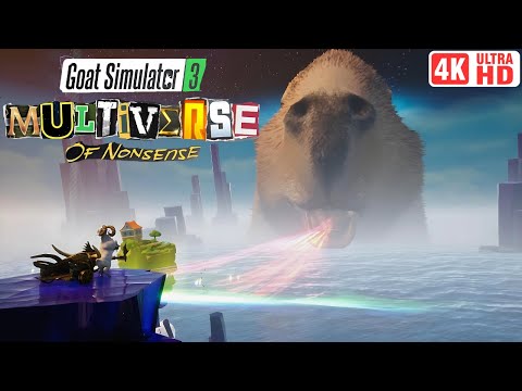 GOAT SIMULATOR 3 - Multiverse of Nonsense DLC - Ending & Final Boss Fight [4K 60FPS]