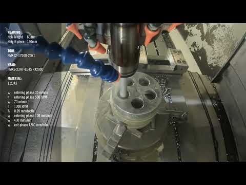 Deep reaming on tool steels | Seco tools