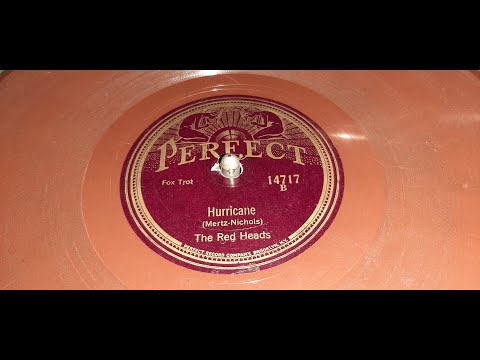 "Hurricane" by The Red Heads ~ Red Nichols, Jimmy Dorsey, Miff Mole, Vic Berton