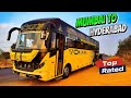 Mumbai To Hyderabad Bus Journey GoTour BS6 AC Sleeper Bus Bus Cabin Ride 700 Kms Journey