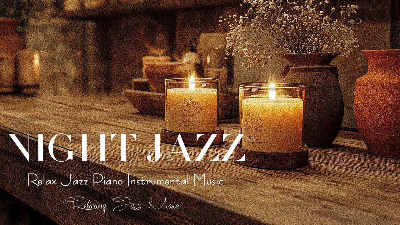 Cozy JAZZ sleep with peaceful bedroom offers a gentle relaxing space - Elegant piano jazz BGM
