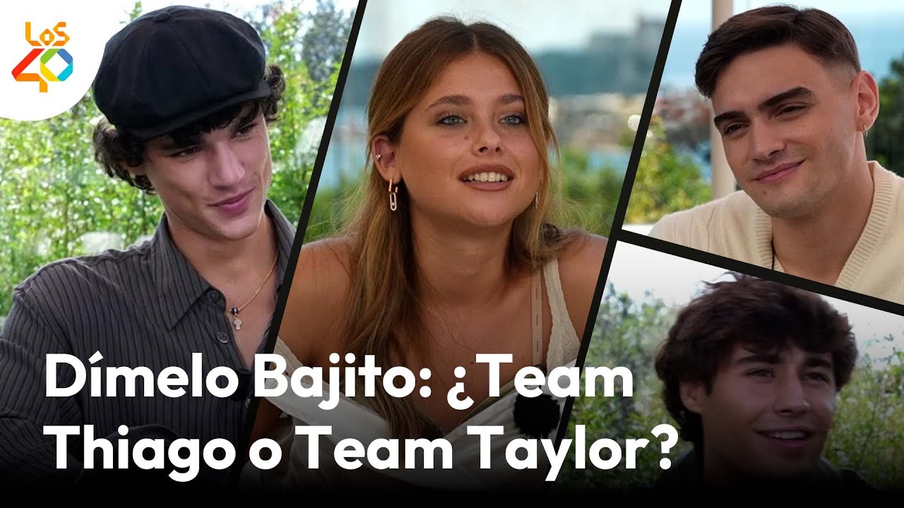 CULPABLES x DÍMELO BAJITO: Los CONSEJOS de NICOLE y GABRIEL y sus teams TAYLOR oTHIAGO | LOS40