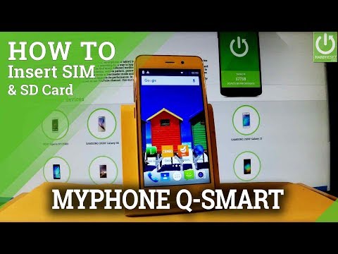 How to Insert SIM and SD in myPhone Q-SMART LTE - SIM & SD Installation